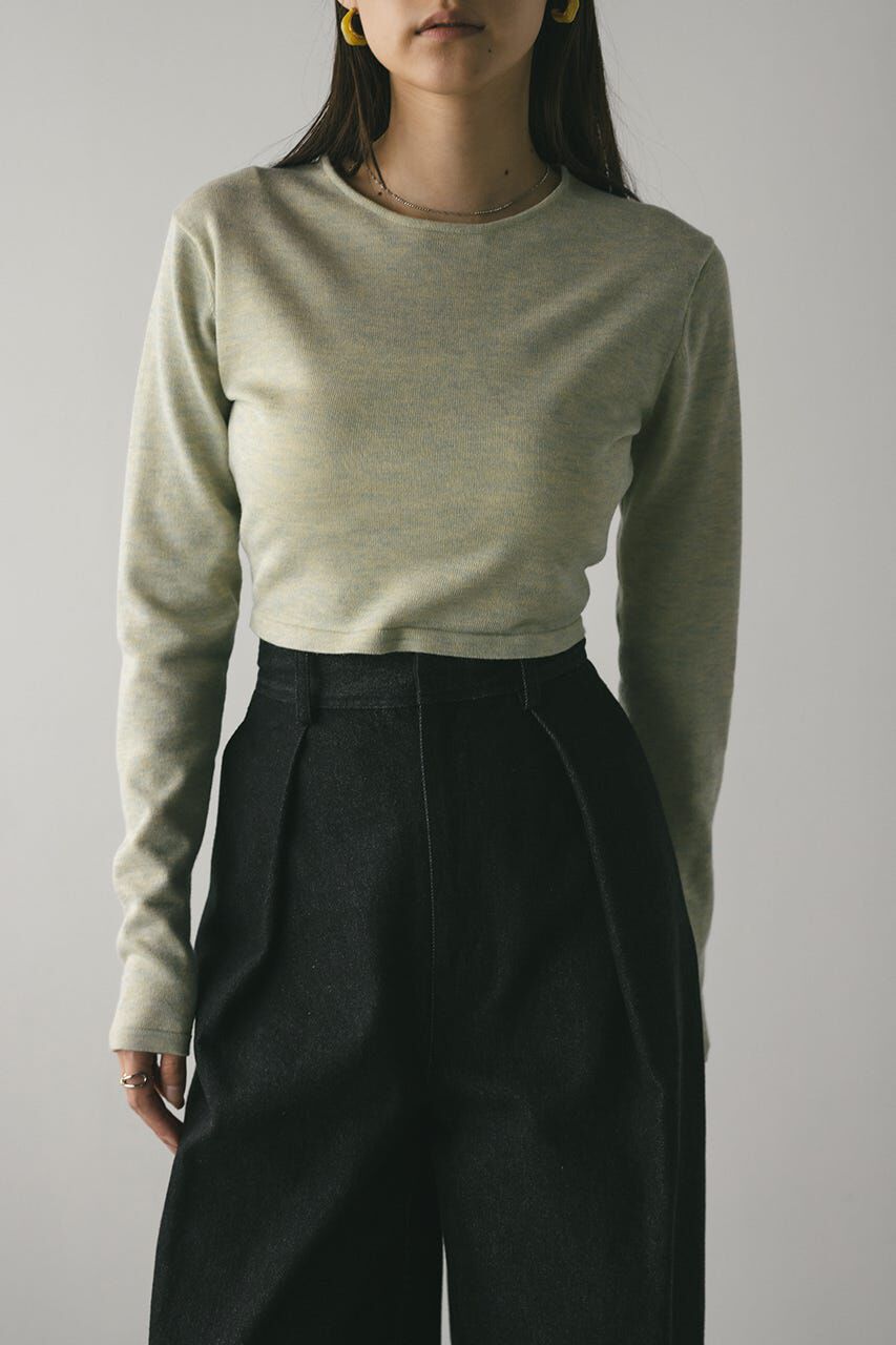 STYLEMIXER「マルチWAYストリングショートニット」|ニット・セーター|