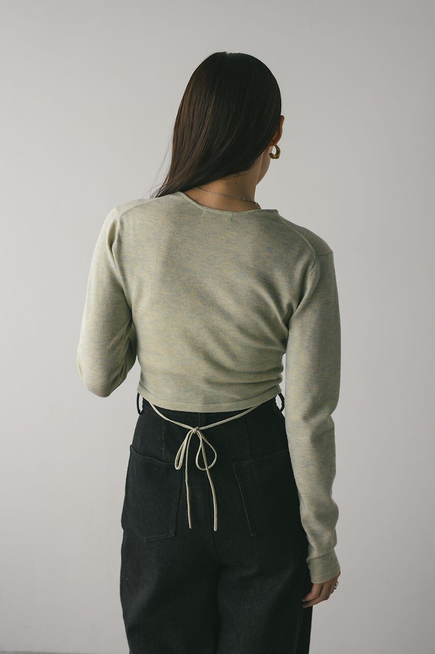 STYLEMIXER「マルチWAYストリングショートニット」|ニット・セーター|