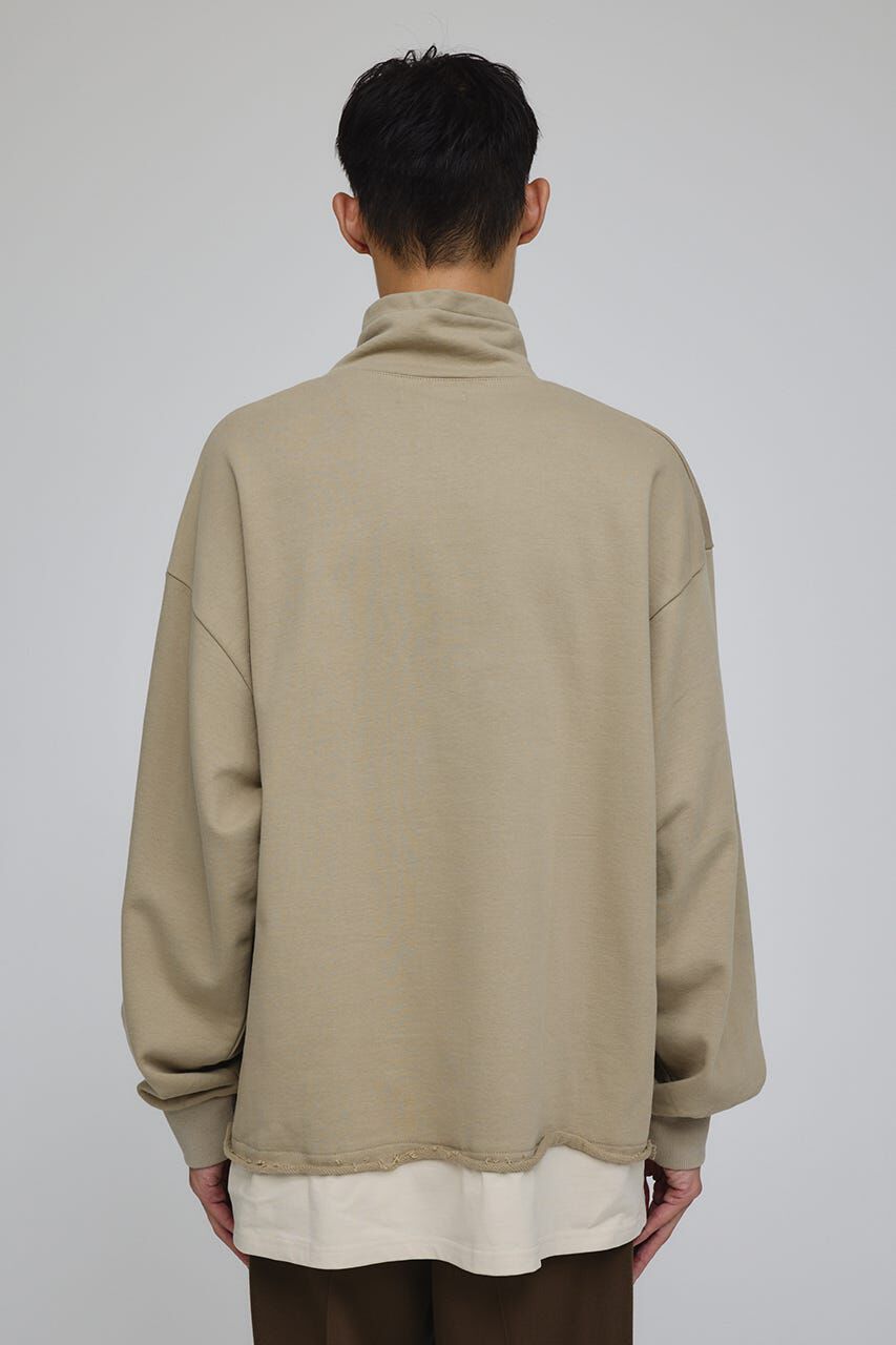 STYLEMIXER「レイヤードハーフジップスウェット」|Tシャツ・カットソー|