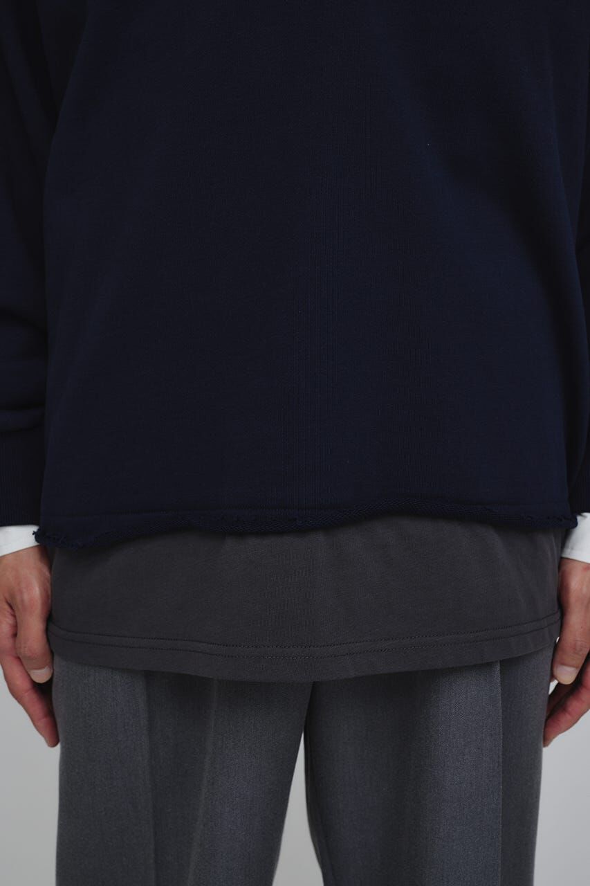 STYLEMIXER「レイヤードハーフジップスウェット」|Tシャツ・カットソー|