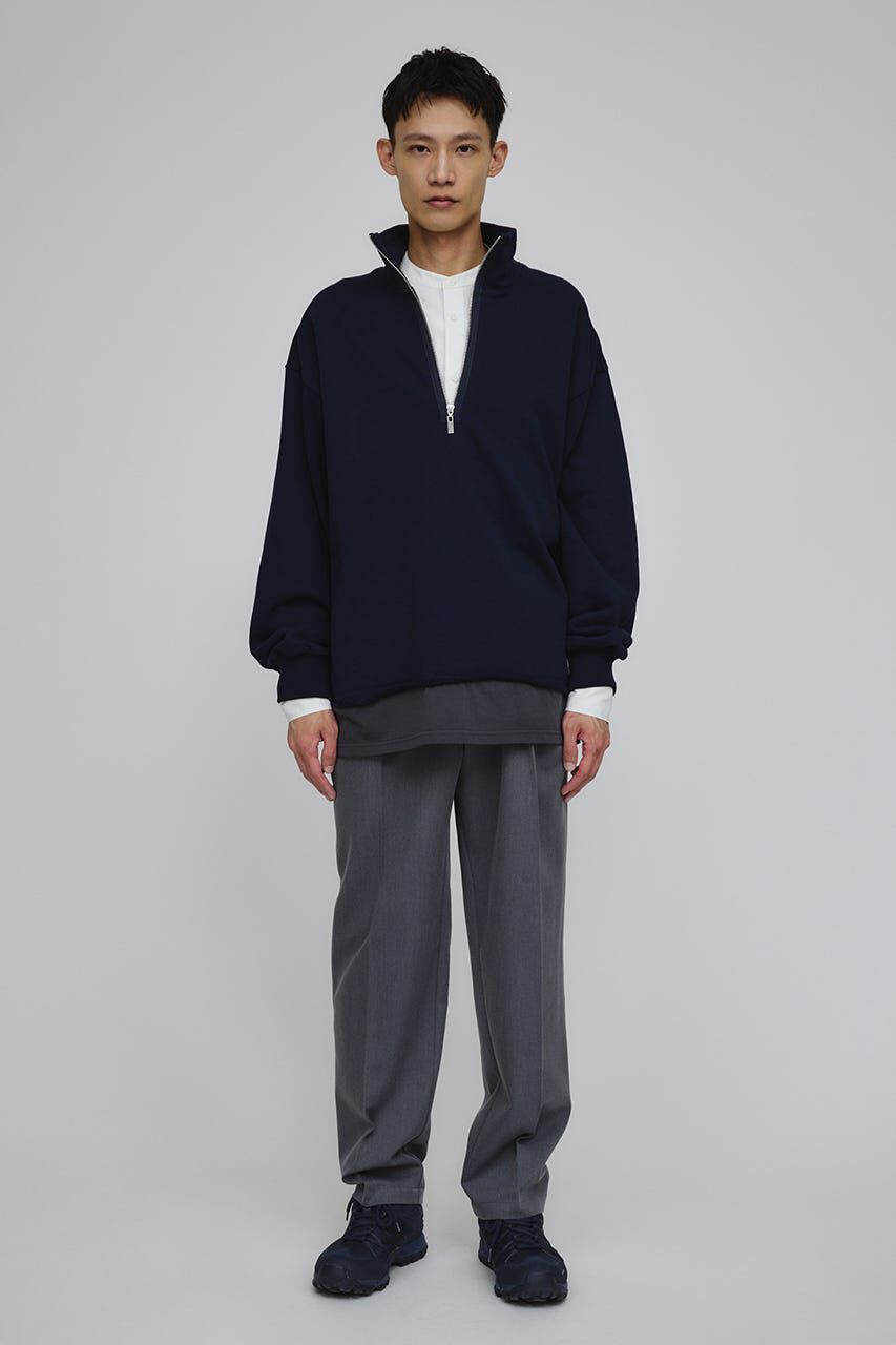 STYLEMIXER「レイヤードハーフジップスウェット」|Tシャツ・カットソー|