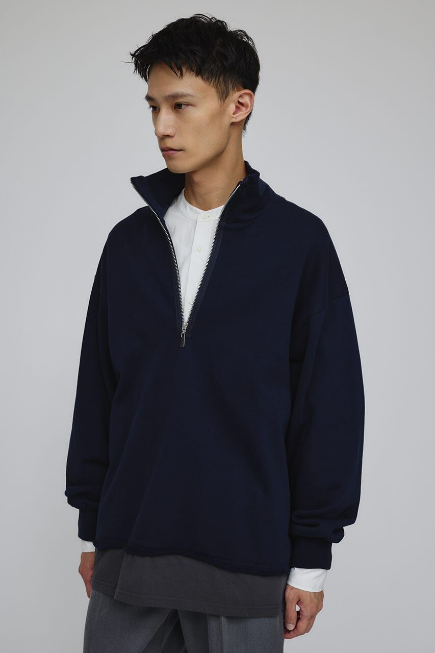 STYLEMIXER「レイヤードハーフジップスウェット」|Tシャツ・カットソー|