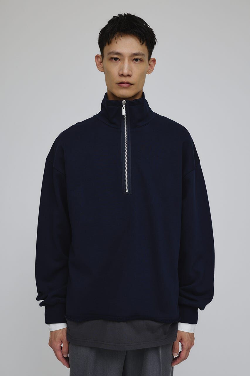 STYLEMIXER「レイヤードハーフジップスウェット」|Tシャツ・カットソー|