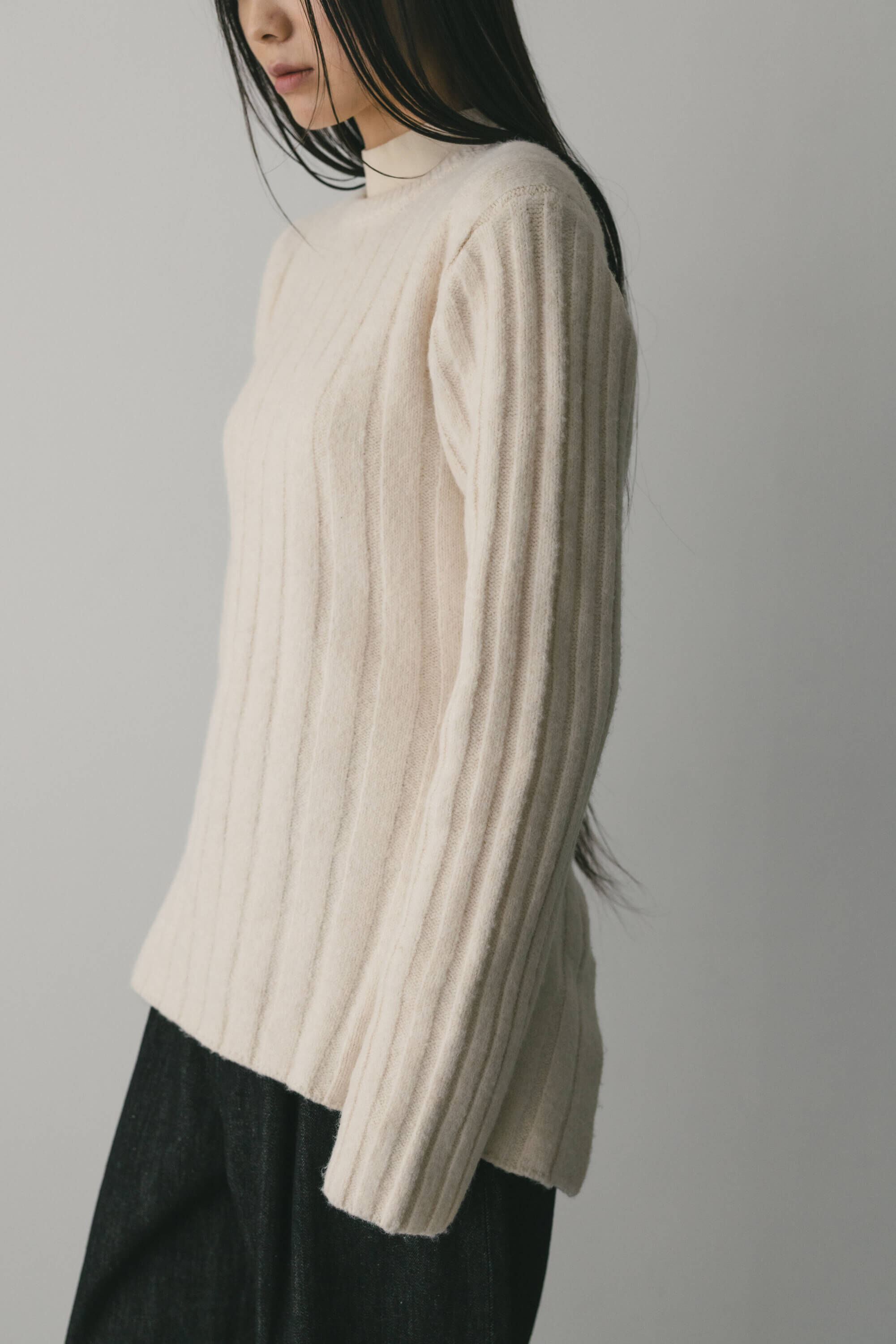 STYLEMIXER「バックリボンリブニット」|ニット・セーター|