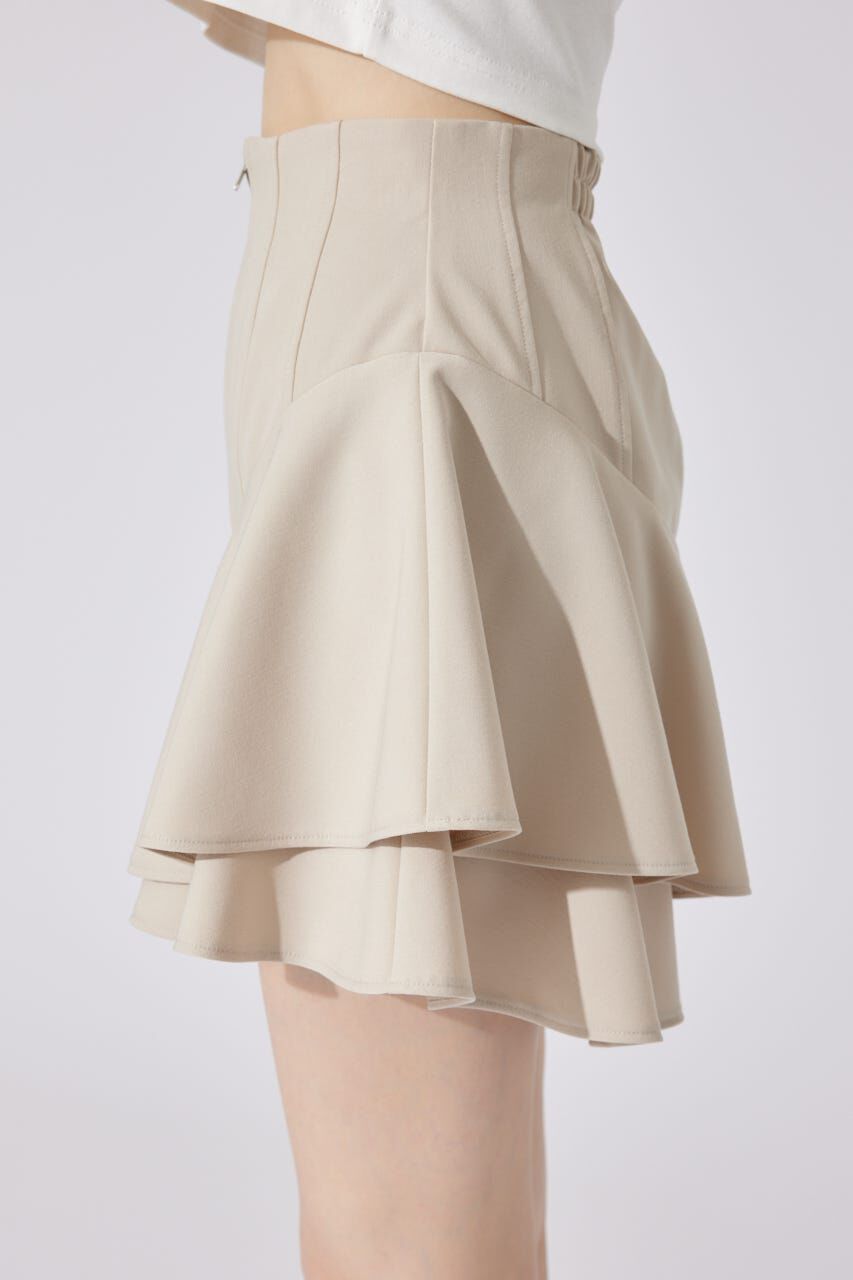 rienda「レイヤードヘムコルセットスコートショートパンツ」|その他|