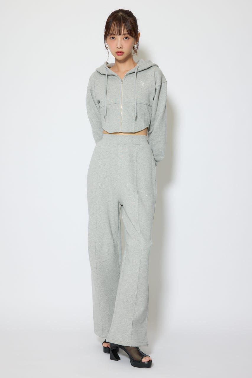 rienda「ビスチェディティールフードスウェット」|Tシャツ・カットソー|