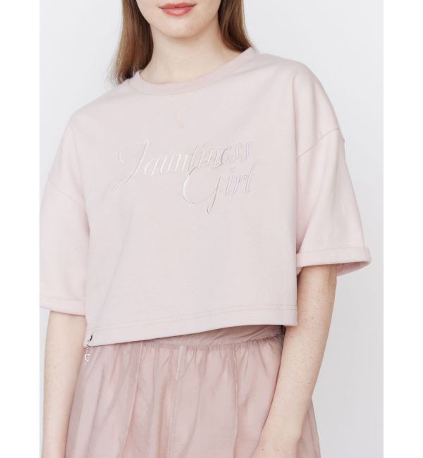 CALNAMUR「GRADATION LOGO HALF SLEEVE SWEAT/グラデーションロゴハーフスリーブスウェット」|Tシャツ・カットソー|