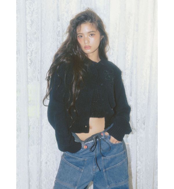 CALNAMUR「ニットエンブロイダリーカーディガン」|ニット・セーター|