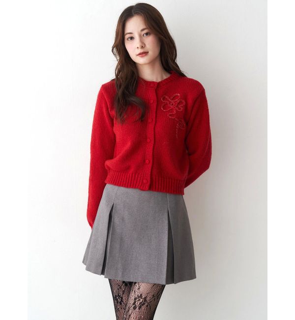 CALNAMUR「ニットエンブロイダリーカーディガン」|ニット・セーター|