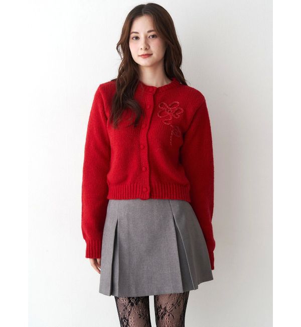 CALNAMUR「ニットエンブロイダリーカーディガン」|ニット・セーター|