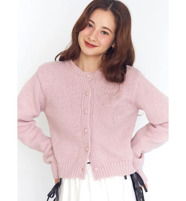 CALNAMUR「ニットエンブロイダリーカーディガン」|ニット・セーター|