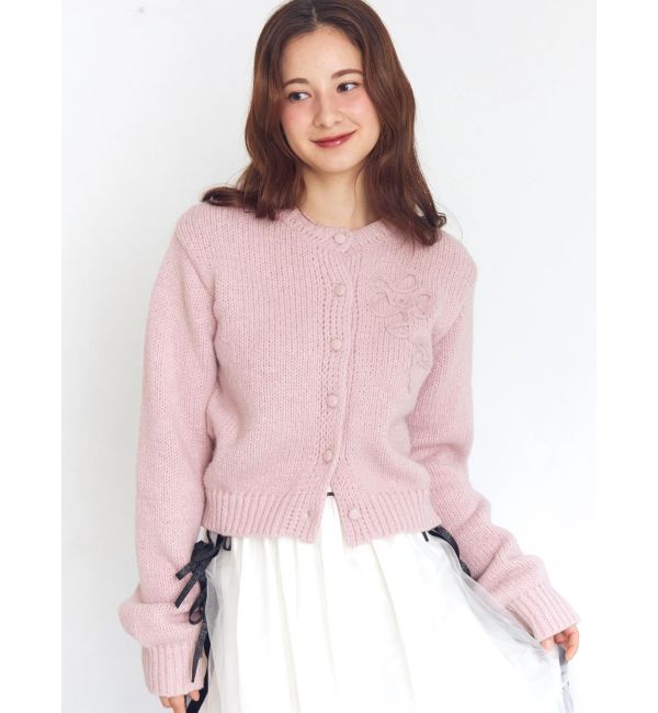 CALNAMUR「ニットエンブロイダリーカーディガン」|ニット・セーター|