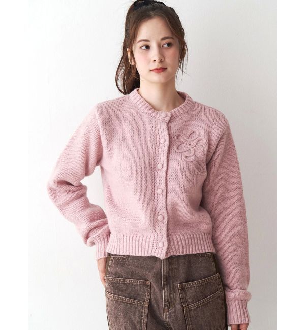 CALNAMUR「ニットエンブロイダリーカーディガン」|ニット・セーター|