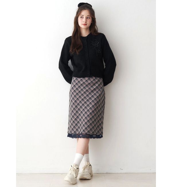 CALNAMUR「ニットエンブロイダリーカーディガン」|ニット・セーター|