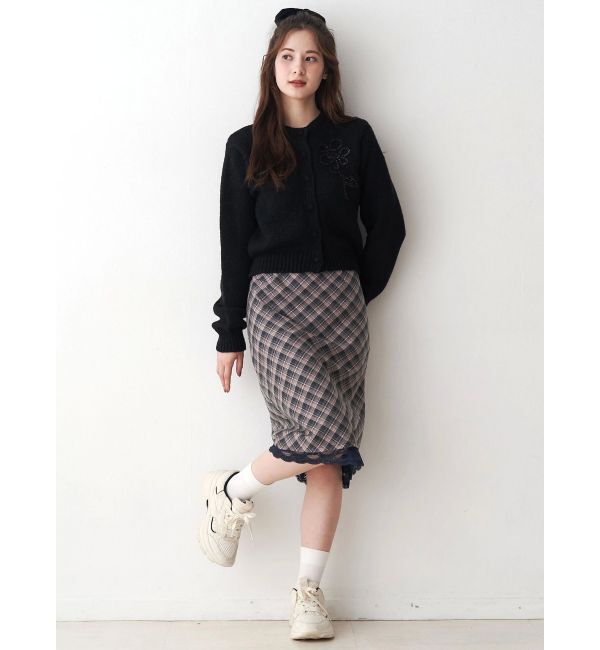 CALNAMUR「ニットエンブロイダリーカーディガン」|ニット・セーター|