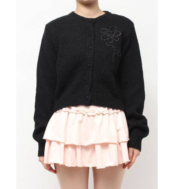 CALNAMUR「ニットエンブロイダリーカーディガン」|ニット・セーター|