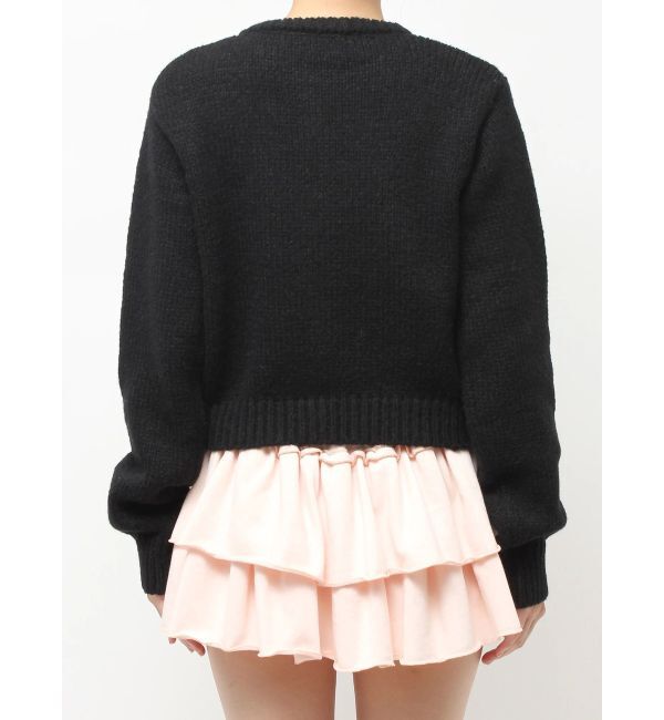 CALNAMUR「ニットエンブロイダリーカーディガン」|ニット・セーター|