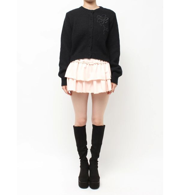 CALNAMUR「ニットエンブロイダリーカーディガン」|ニット・セーター|