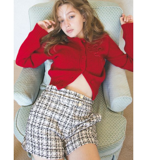 CALNAMUR「ニットエンブロイダリーカーディガン」|ニット・セーター|