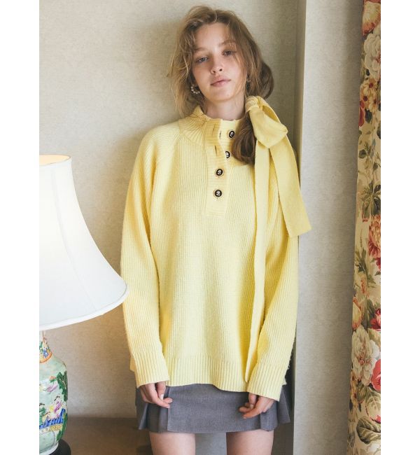 CALNAMUR「マルチウェイリボンニット」|ニット・セーター|