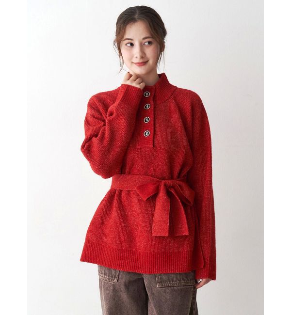 CALNAMUR「マルチウェイリボンニット」|ニット・セーター|