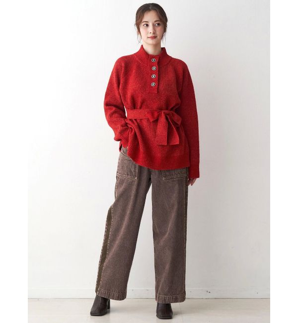 CALNAMUR「マルチウェイリボンニット」|ニット・セーター|