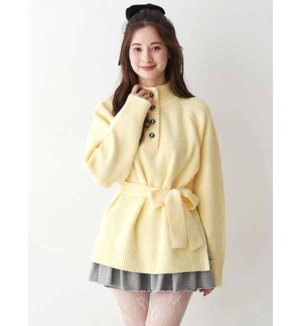 CALNAMUR「マルチウェイリボンニット」|ニット・セーター|