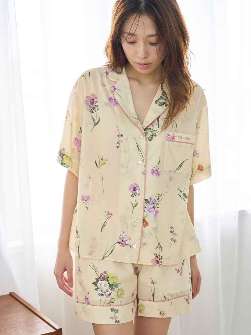 SNIDEL HOME「【Healing Light】開襟シャツ」|ルームウェア|