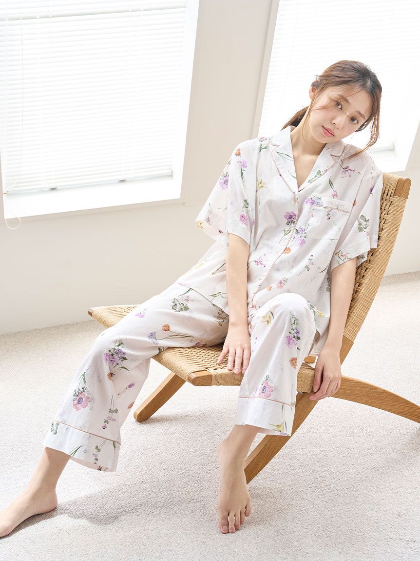 SNIDEL HOME「【Healing Light】開襟シャツ」|ルームウェア|