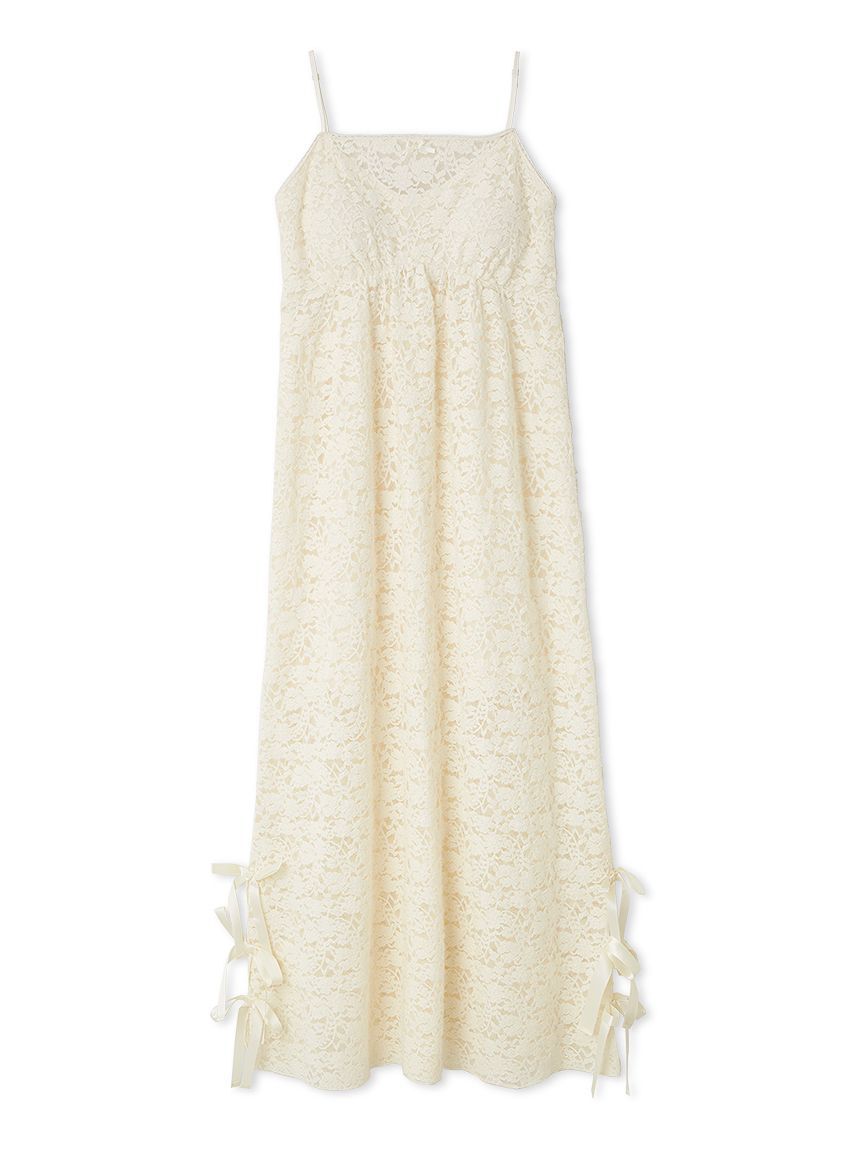 SNIDEL HOME「レースリボンキャミワンピース」|ルームウェア|