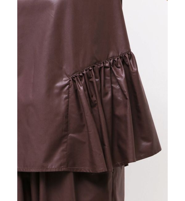 ELENDEEK「CALENDERING PEPLUM BL」|シャツ・ブラウス|