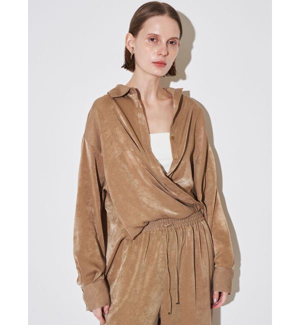 ELENDEEK「SATIN CACHECOEUR SH」|シャツ・ブラウス|