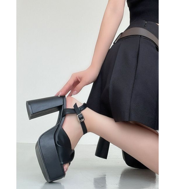 RESEXXY「ツイスト厚底サンダル」|サンダル|