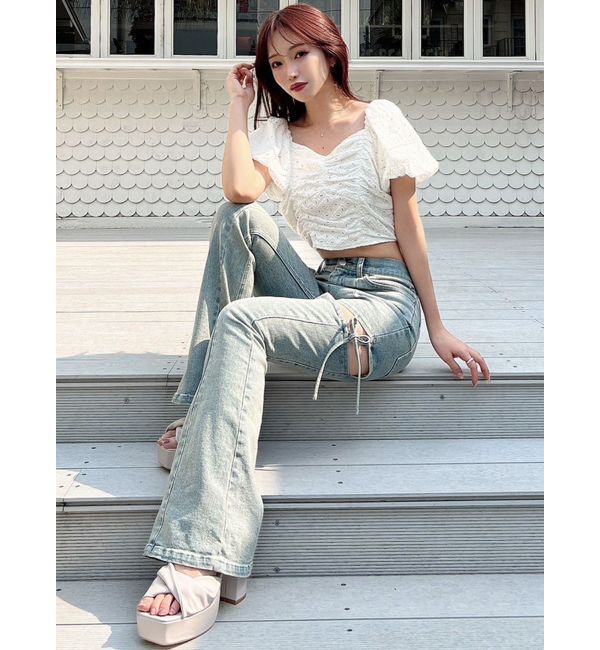 RESEXXY「ツイスト厚底サンダル」|サンダル|