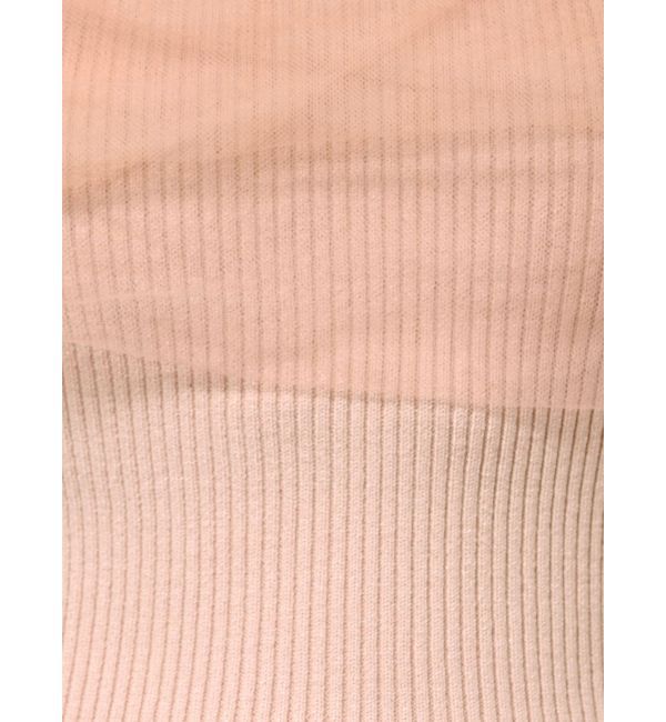 RESEXXY「シアーコンビオフショルニット」|ニット・セーター|