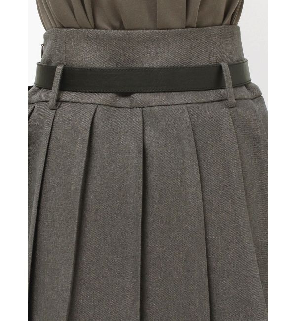 RESEXXY「ローウエストベルトプリーツミニスカート」|スカート|