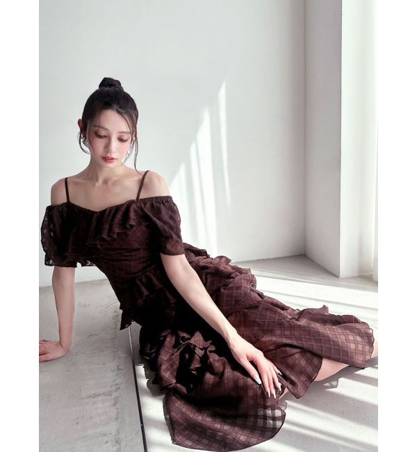 RESEXXY「ヘムラッフルアシメワンピース」|ワンピース|