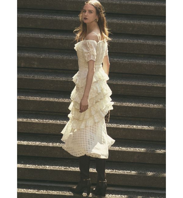 RESEXXY「ヘムラッフルアシメワンピース」|ワンピース|