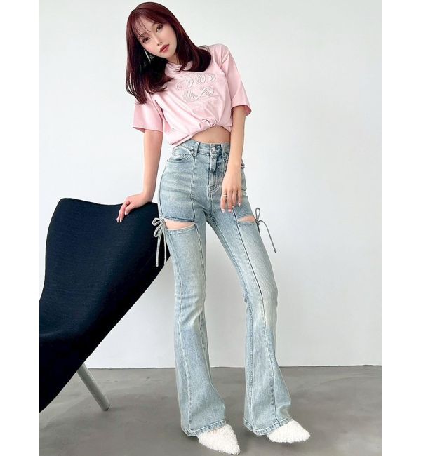 RESEXXY「エンブロイダリーロゴTシャツ」|Tシャツ・カットソー|