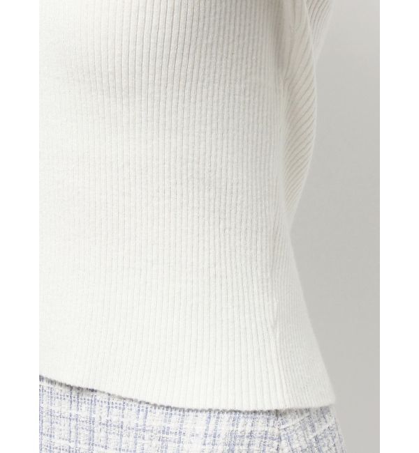 RESEXXY「フェイクファーオフショルニットトップス」|ニット・セーター|