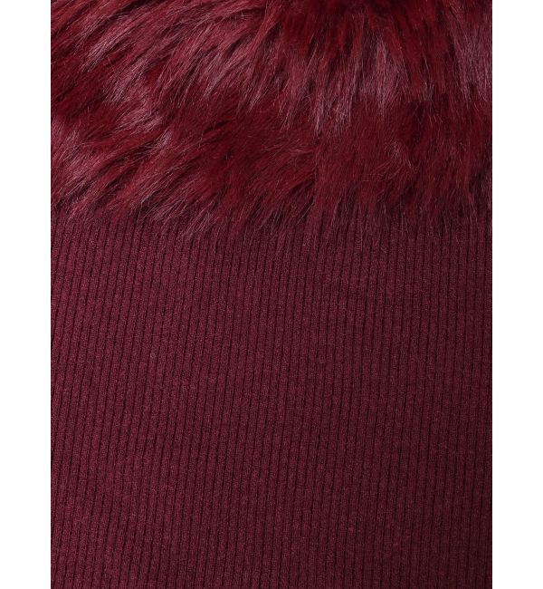 RESEXXY「フェイクファーオフショルニットトップス」|ニット・セーター|