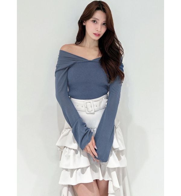 RESEXXY「2WAYオフショルニットトップス」|ニット・セーター|