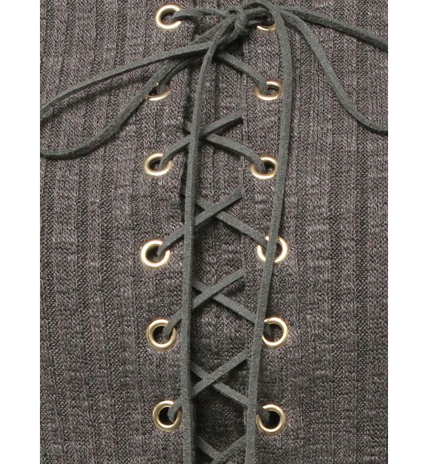 RESEXXY「フロントレースアップカットトップス」|Tシャツ・カットソー|