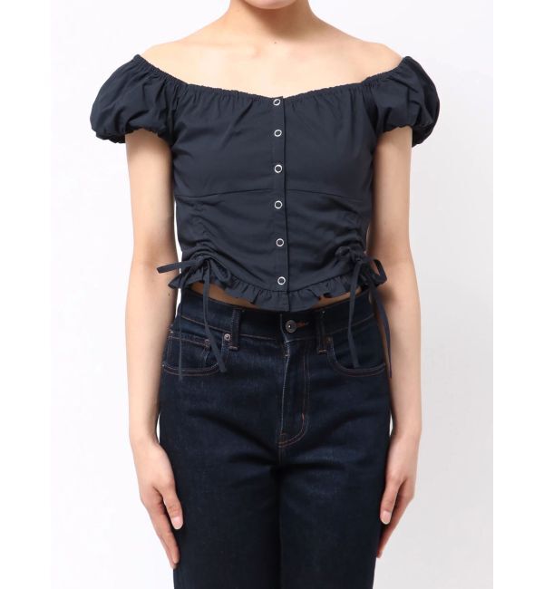 EMODA「ショートスリーブリボントップ」|Tシャツ・カットソー|