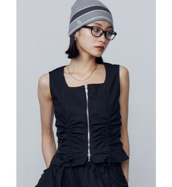 EMODA「リボンギャザートップ」|Tシャツ・カットソー|