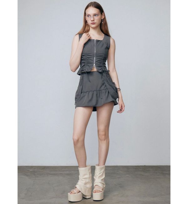 EMODA「リボンギャザートップ」|Tシャツ・カットソー|