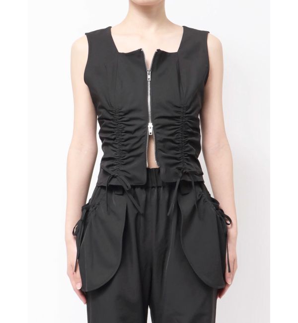 EMODA「リボンギャザートップ」|Tシャツ・カットソー|