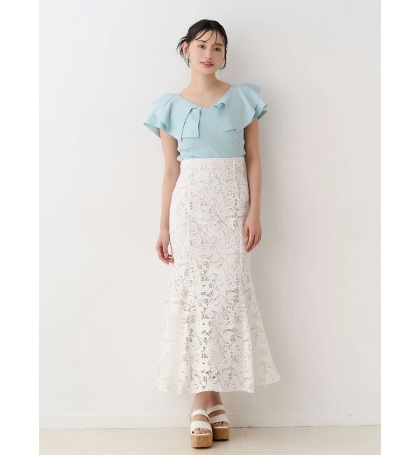 MERCURYDUO「レースマーメイドスカート」|スカート|