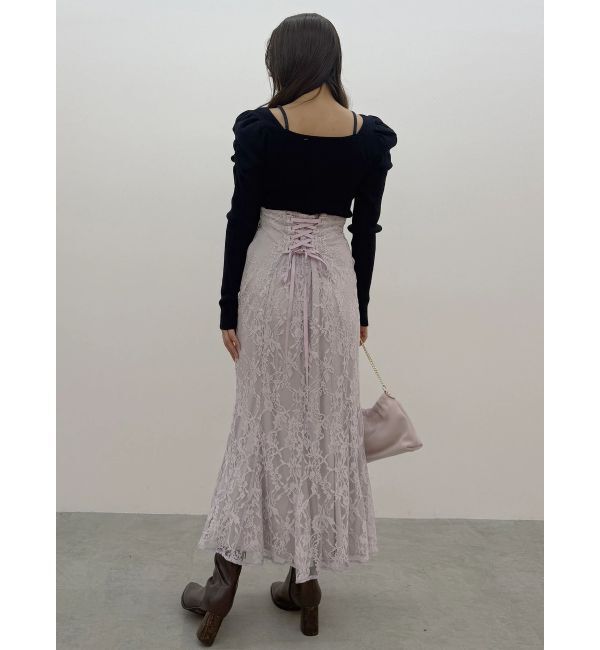 MERCURYDUO「レースマーメイドスカート」|スカート|