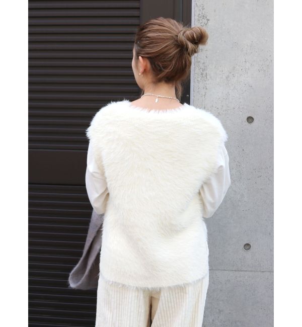 Ungrid「2Wayラメニットベスト」|ニット・セーター|